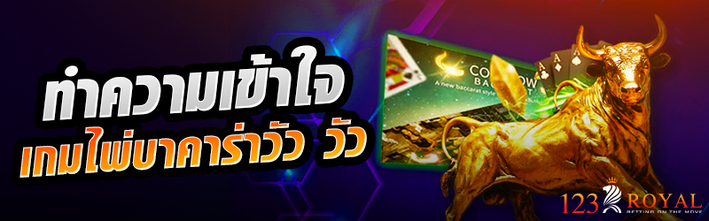 ทำความเข้าใจเกมไพ่บาคาร่าวัว วัว